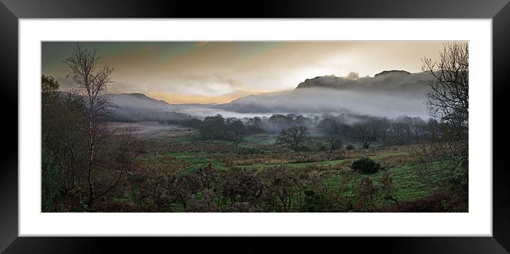 Misty afternoon Framed Mounted Print by Gary Eason