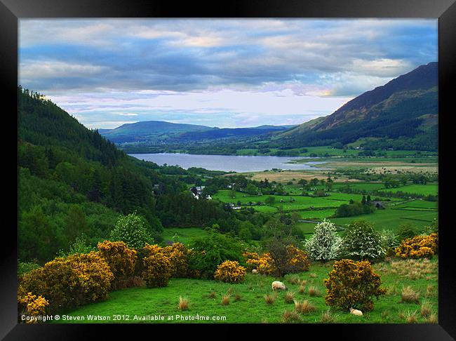 Bassenthwaite Lake Framed Print by Steven Watson