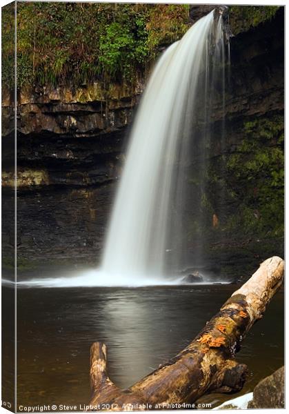 Sgwd Gwladus (The Lady Falls) Canvas Print by Steve Liptrot