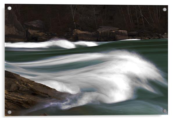 Rapids On the Niagara Acrylic by Brad Sutherland