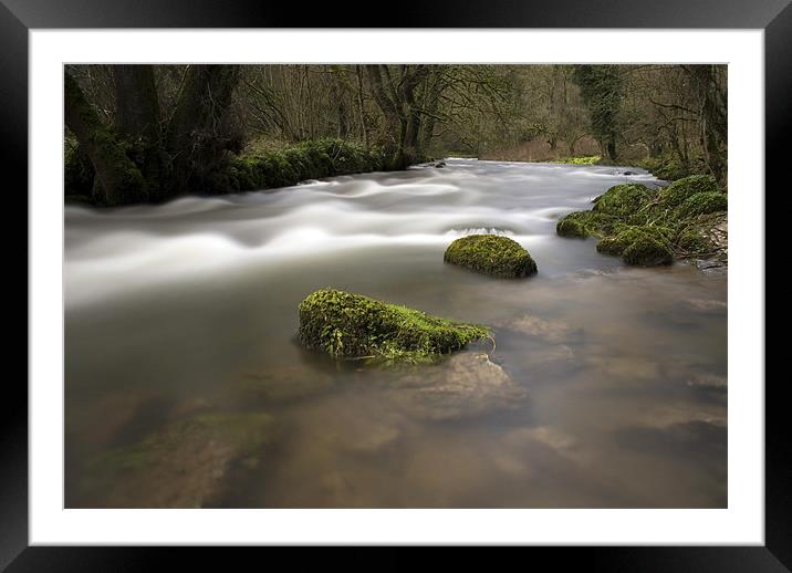 The River Wye, Chee Dale Derbyshire Framed Mounted Print by Scott Simpson