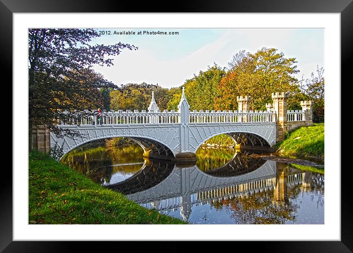 Tournament Bridge Framed Mounted Print by Valerie Paterson