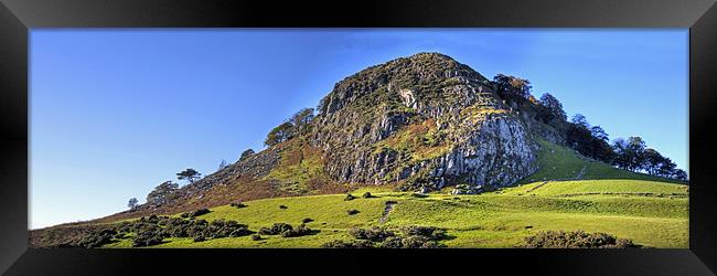 Loudoun Hill Panorama Framed Print by Tom Gomez