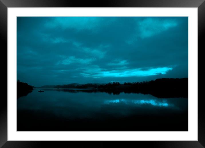 Cold Calm Waters Framed Mounted Print by Rachael Hood