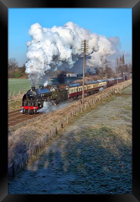 Steam and Frost Framed Print by Richard Thomas