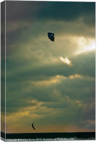 Getting high Canvas Print by Andrew Driver
