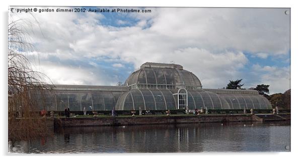 The Palm House, Kew Gardens Acrylic by Gordon Dimmer