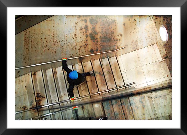 Sureal Staircase Mystery Framed Mounted Print by Gypsyofthesky Photography