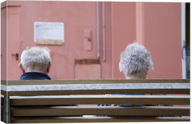 Growing old together Canvas Print by Ian Middleton