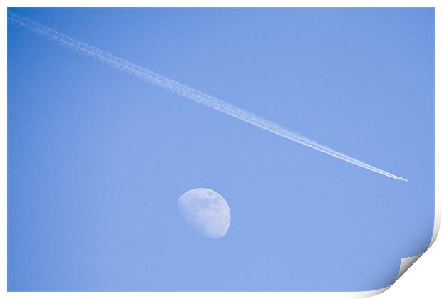 Fly me over the moon Print by Ian Middleton