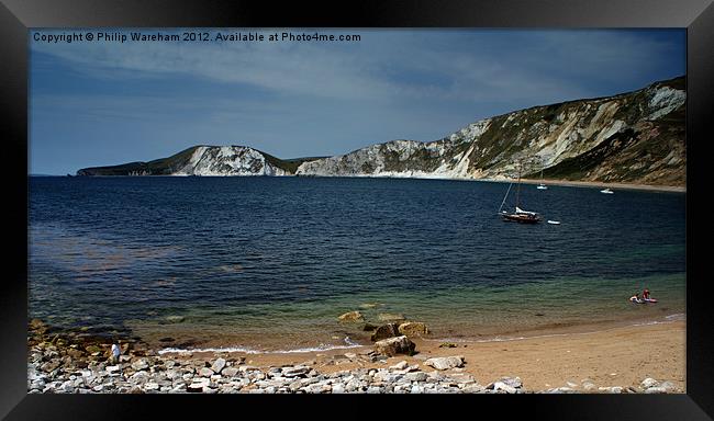 Across Worbarrow Bay Framed Print by Phil Wareham