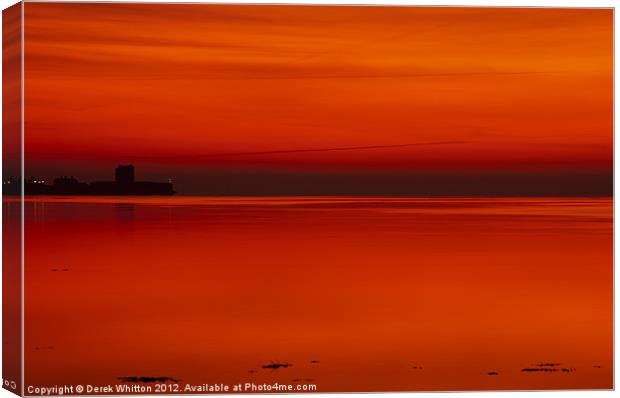 Early dawn colour Canvas Print by Derek Whitton