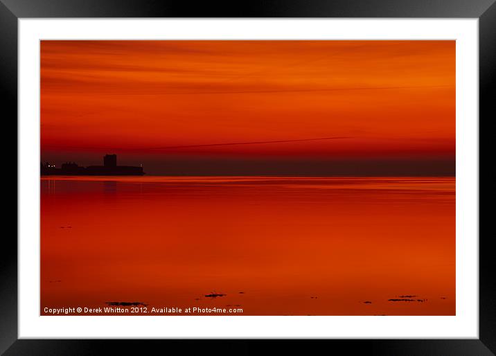 Early dawn colour Framed Mounted Print by Derek Whitton