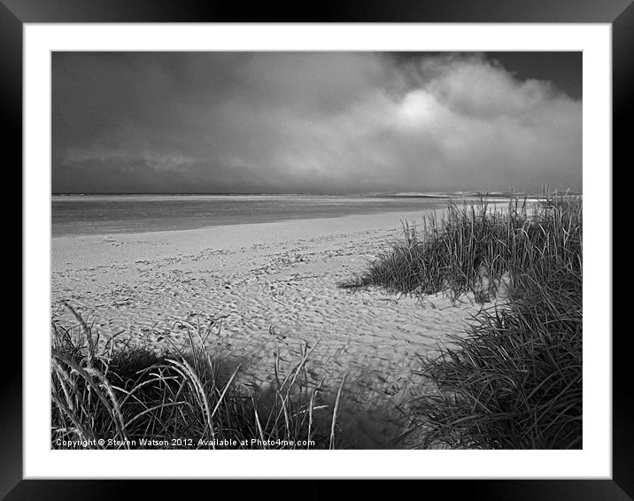 Rising Mist at the Snook Framed Mounted Print by Steven Watson
