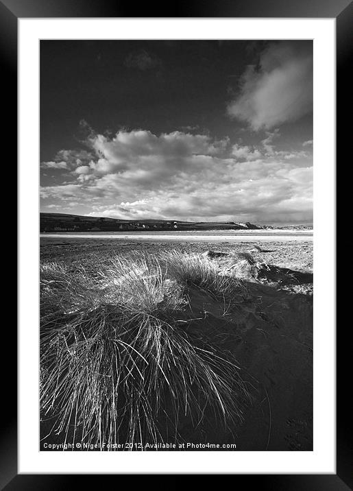 Newport Parrog Beach Framed Mounted Print by Creative Photography Wales