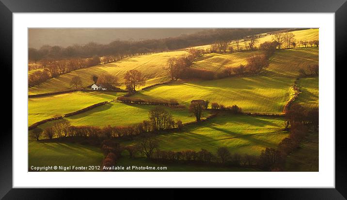 Duffryn Crawnon spring glow Framed Mounted Print by Creative Photography Wales