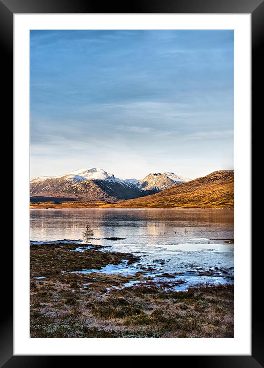 Glascarnoch Dam and Beinn Dearg Framed Mounted Print by Jacqi Elmslie