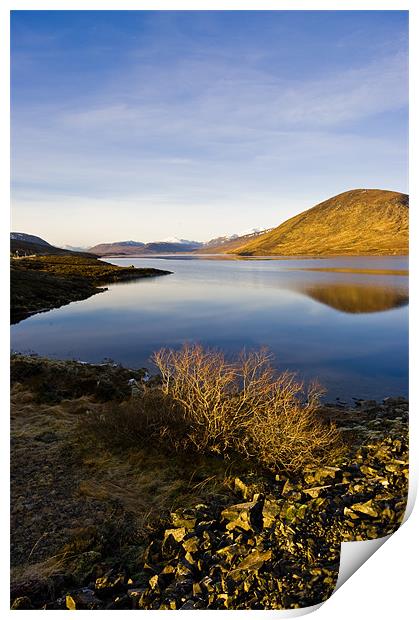 Loch Glascarnoch Dam Print by Jacqi Elmslie