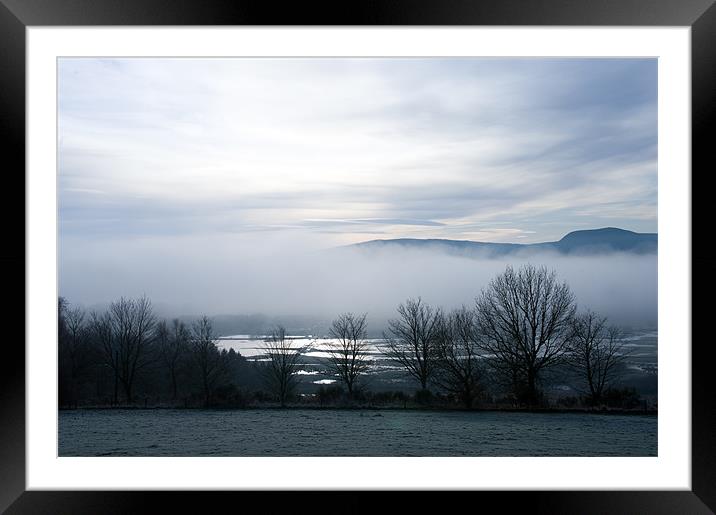 Cold Winter Morning Framed Mounted Print by Jacqi Elmslie