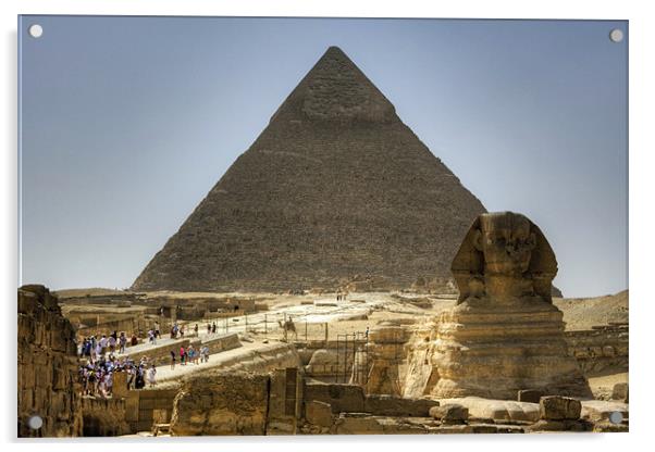 The wonders of Egypt Acrylic by Tom Gomez