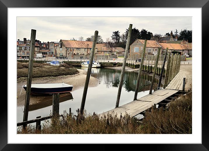Quayside at Blakeney Framed Mounted Print by Stephen Mole