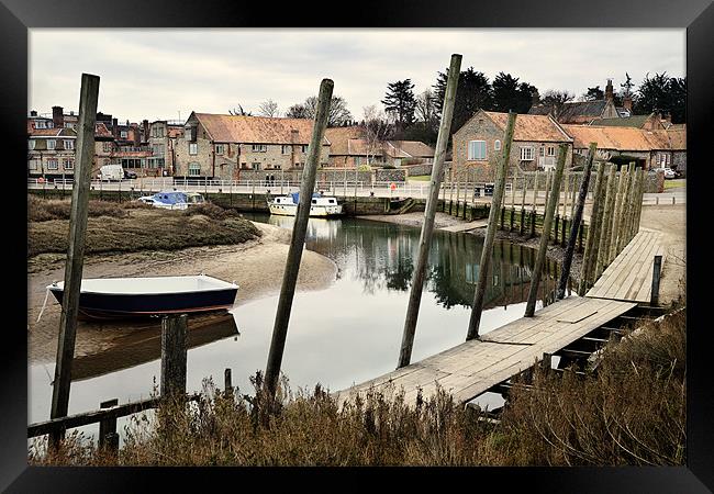 Quayside at Blakeney Framed Print by Stephen Mole