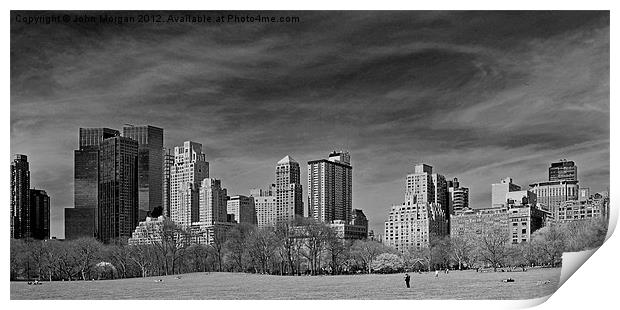 New York Skyline. Print by John Morgan