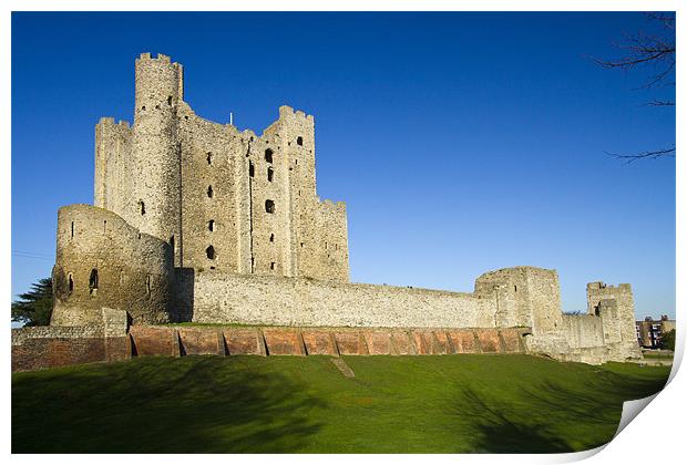 Rochester Castle Kent Print by David French