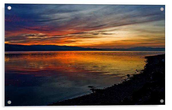 Seaside Sunset Acrylic by Jacqi Elmslie