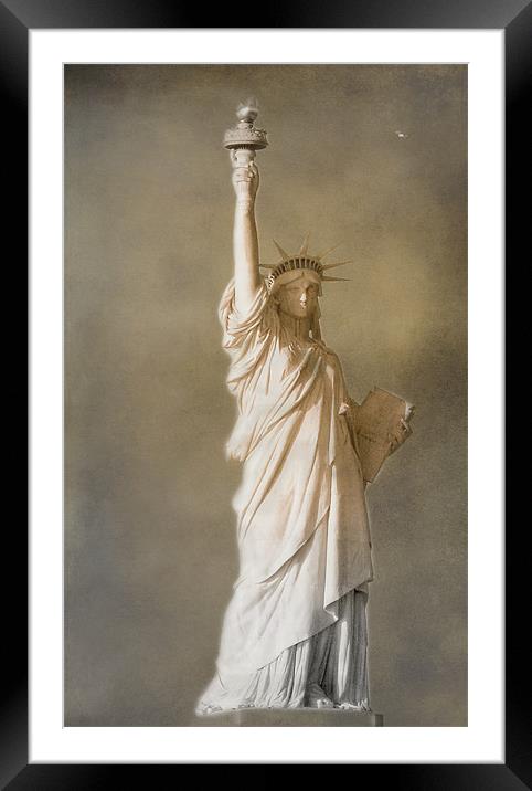 Liberty 3 Framed Mounted Print by Graham Carter