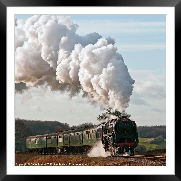 Mid-Hants Railway Framed Mounted Print by Steve Liptrot