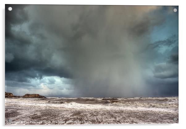 HDR Snow Shower Acrylic by Ray Pritchard