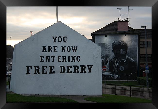 Northern Ireland murals Framed Print by Jonathan Kelly