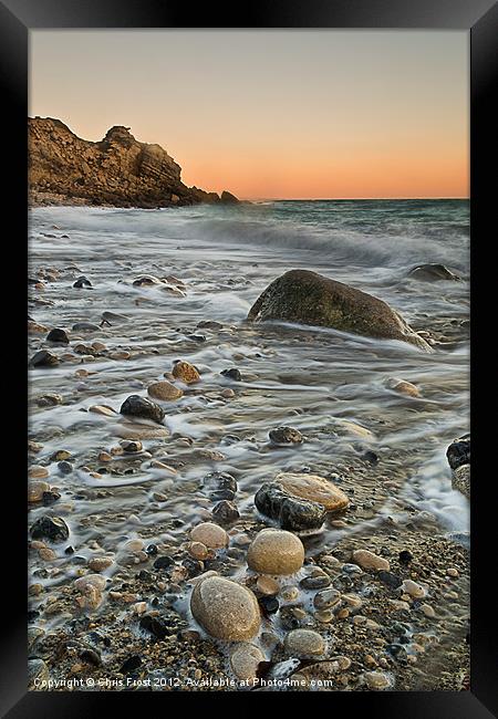 Church Ope Cove Sunset Framed Print by Chris Frost