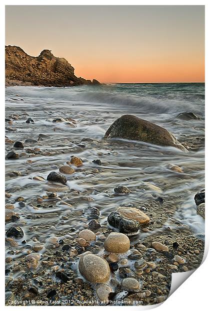 Church Ope Cove Sunset Print by Chris Frost