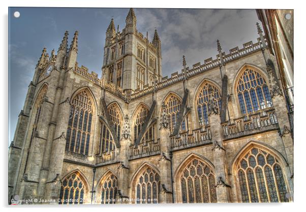 Bath Abbey Acrylic by Joanne Crockford