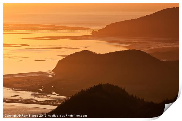 The Mawddach Estuary Print by Rory Trappe