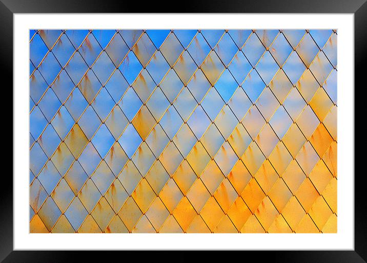 Gold Cladding Framed Mounted Print by Jason Connolly