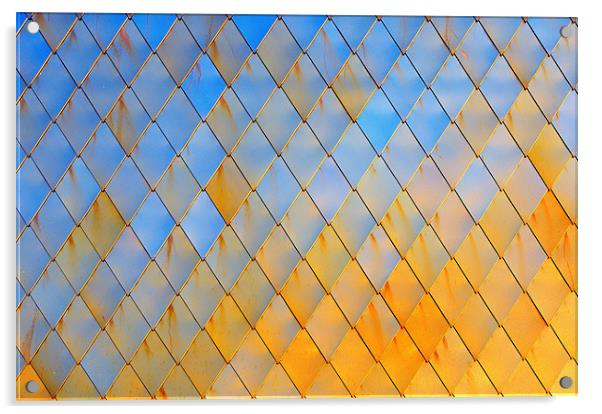 Gold Cladding Acrylic by Jason Connolly