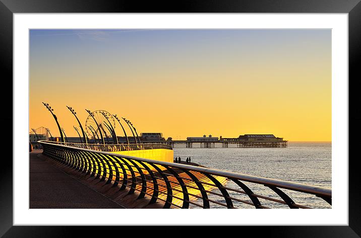 Central Pier Views, Blackpool Framed Mounted Print by Jason Connolly