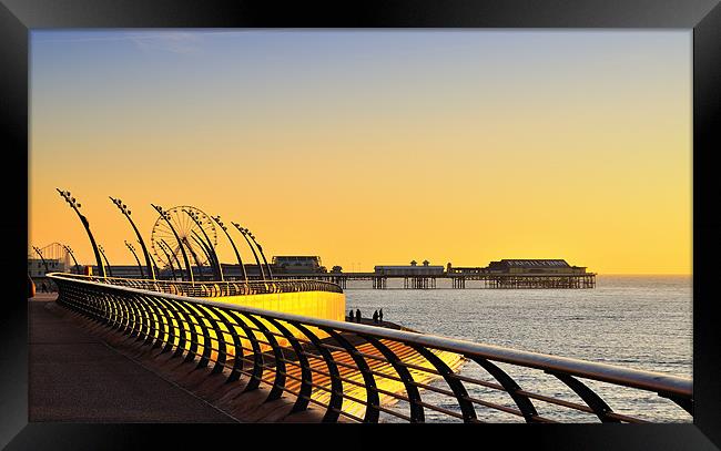 Central Pier Views, Blackpool Framed Print by Jason Connolly