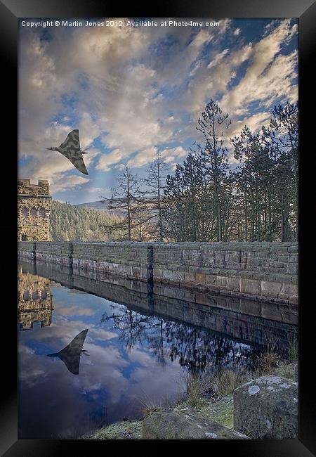 Vulcan over Howden Framed Print by K7 Photography