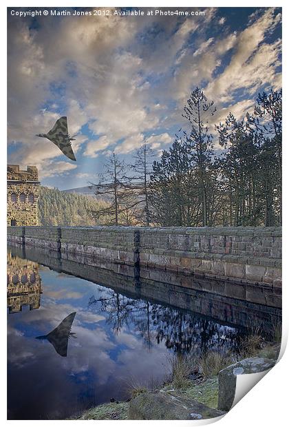 Vulcan over Howden Print by K7 Photography