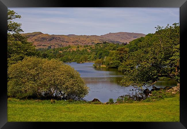 Rydal Water Framed Print by Roger Green