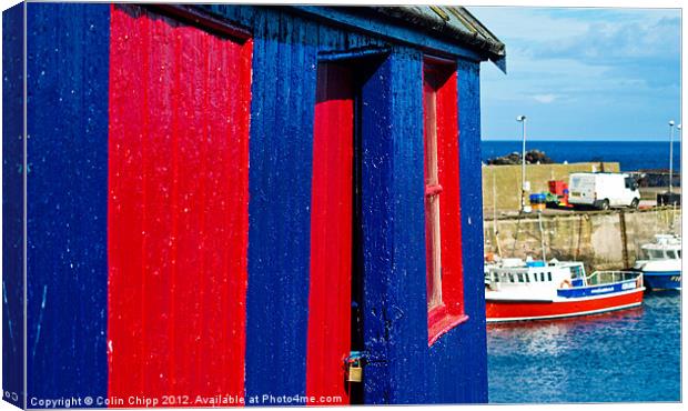 Harbour shed Canvas Print by Colin Chipp