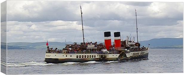 The Waverley Paddle Steamer Canvas Print by Dawn Gillies