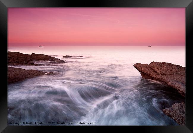 Dunbar Sunset Framed Print by Keith Thorburn EFIAP/b