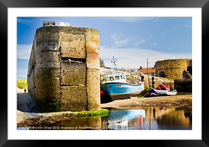 Low tide at Beadnall Framed Mounted Print by Colin Chipp