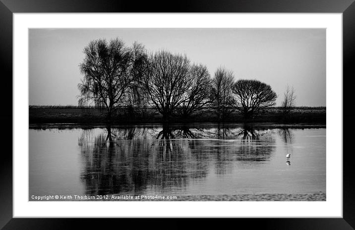 Winter Reflections Framed Mounted Print by Keith Thorburn EFIAP/b