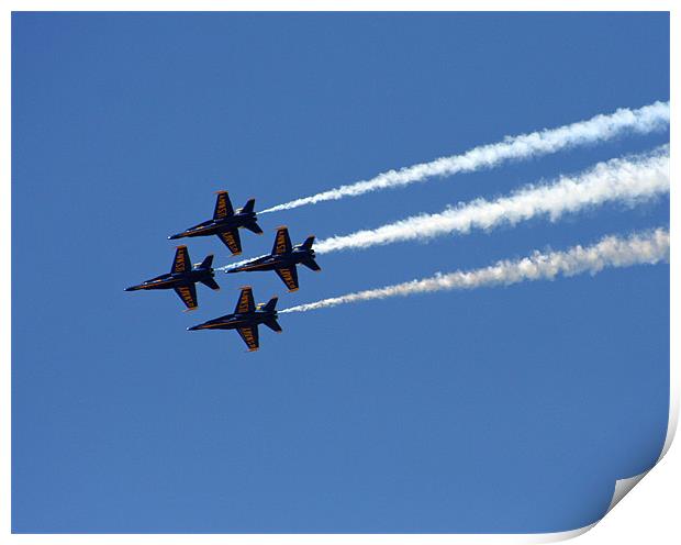 Blue Angels Print by Larry Stolle